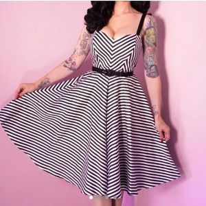 Vixen Micheline Pitt Doll Face Dress in Black